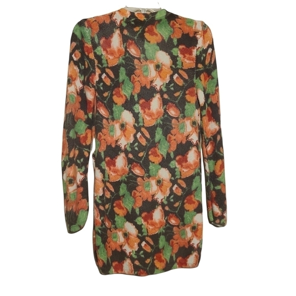 J. Jill | Women's V-Neck Floral Waffleknit Cardigan Sweater (Size XS) - Picture 13 of 13